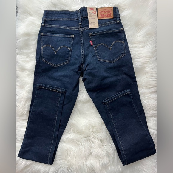 🆕Levi's 711 Skinny Mid Rise Women's Jeans Dark Wash Blue Size 2 Medium 26x30 - Picture 3 of 9
